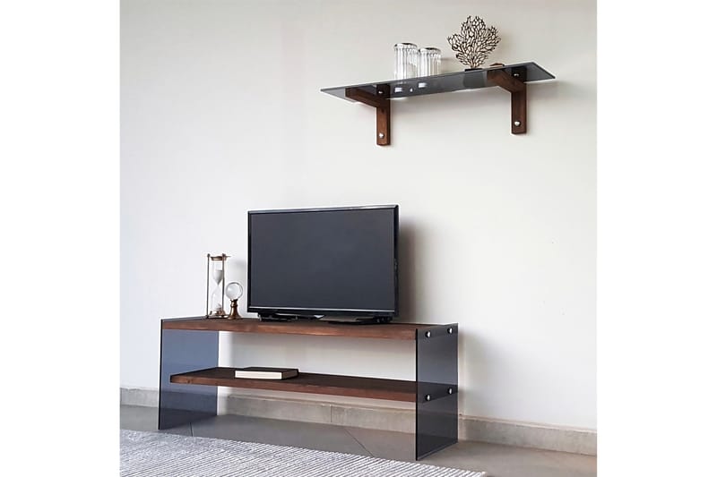 Tomassoni TV-Möbelset 45 cm - Valnöt - Möbler - Tv möbel & mediamöbel - TV-möbelset