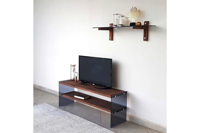 Tomassoni TV-Möbelset 45 cm - Valnöt - Möbler - Tv möbel & mediamöbel - TV-möbelset