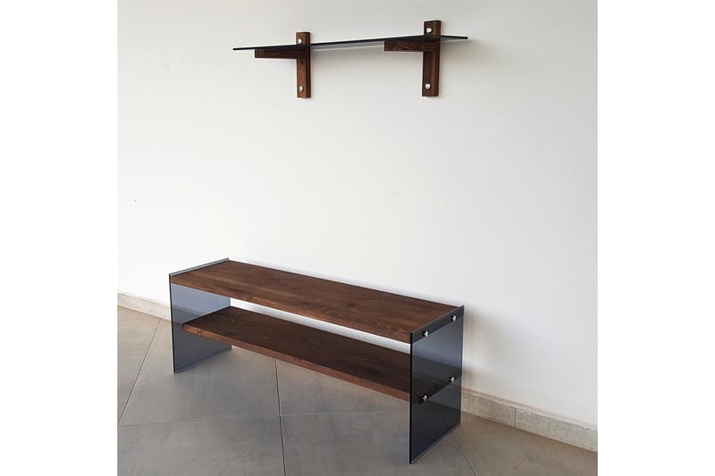 Tomassoni TV-Möbelset 45 cm - Valnöt - Möbler - Tv möbel & mediamöbel - TV-möbelset