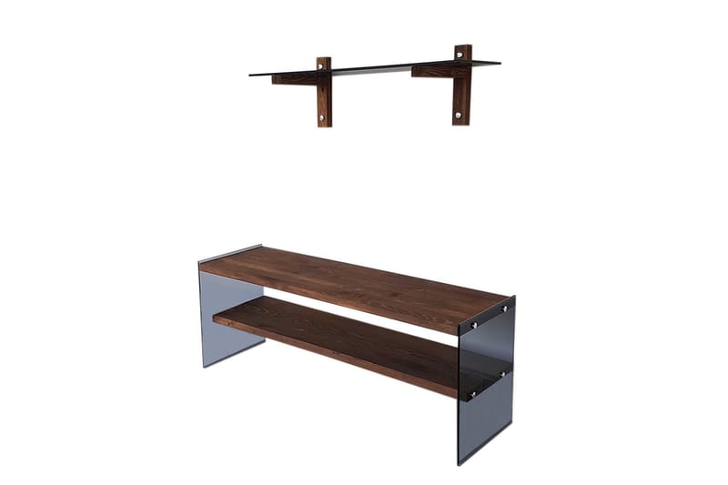 Tomassoni TV-Möbelset 45 cm - Valnöt - Möbler - Tv möbel & mediamöbel - TV-möbelset