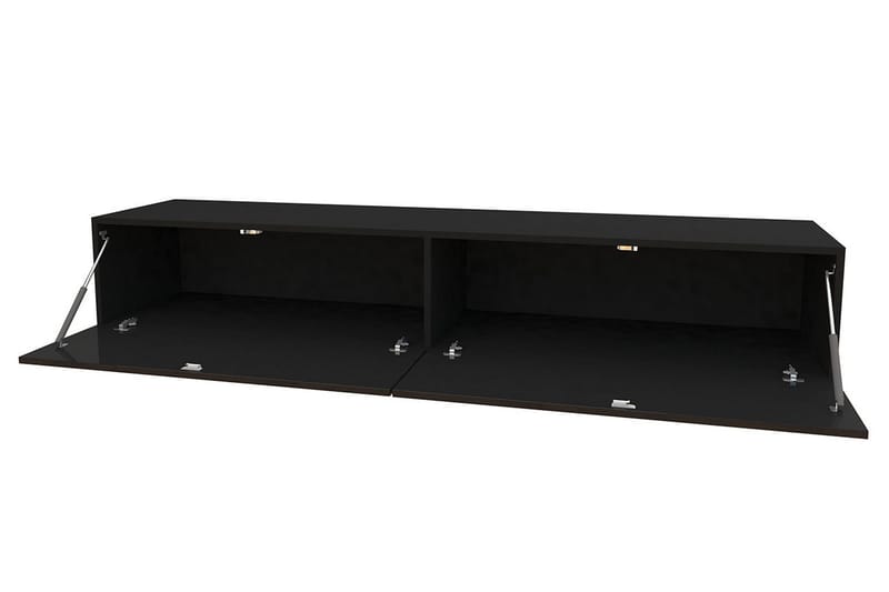 Vasil TV-möbelset 230x40x180 cm - Svart/Vit - Möbler - Tv möbel & mediamöbel - TV-möbelset