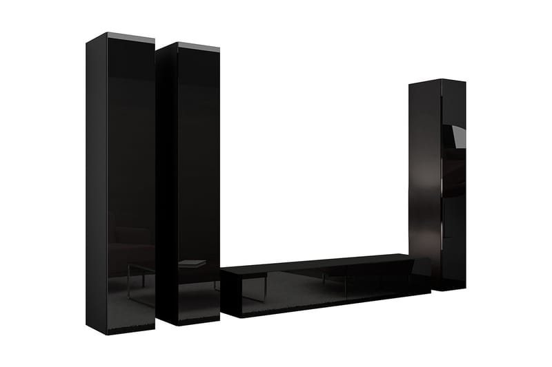 Vasil TV-möbelset 300x40x180 cm - Vit - Möbler - Tv möbel & mediamöbel - TV-möbelset