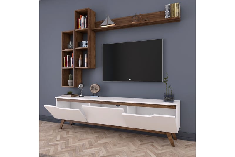 Virkesbo TV-Möbelset 180 cm - Beige - Möbler - Tv möbel & mediamöbel - TV-möbelset