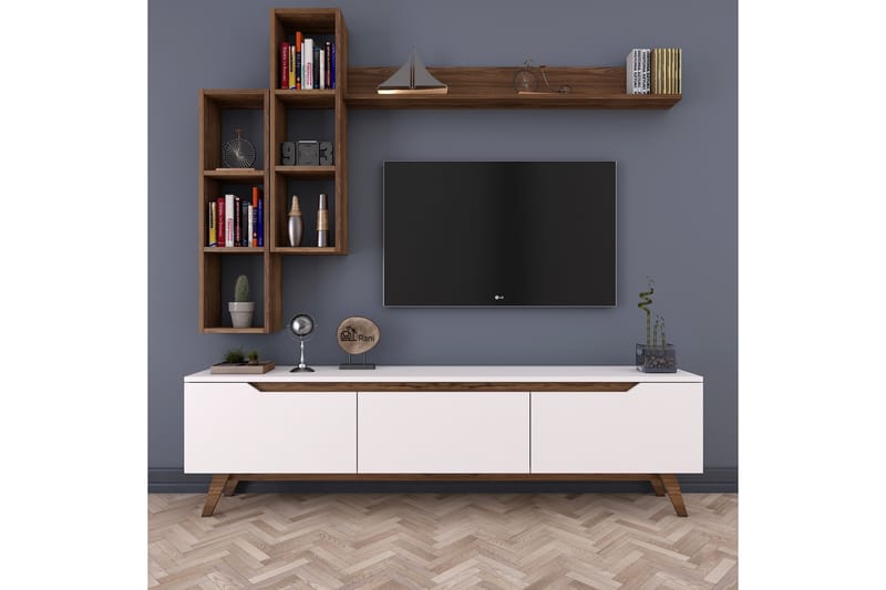 Virkesbo TV-Möbelset 180 cm - Beige - Möbler - Tv möbel & mediamöbel - TV-möbelset
