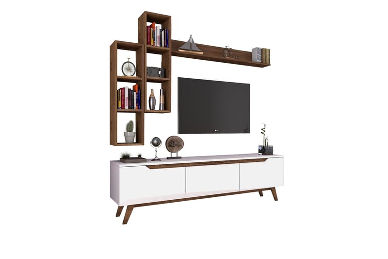 Virkesbo TV-Möbelset 180 cm - Beige - Möbler - Tv möbel & mediamöbel - TV-möbelset