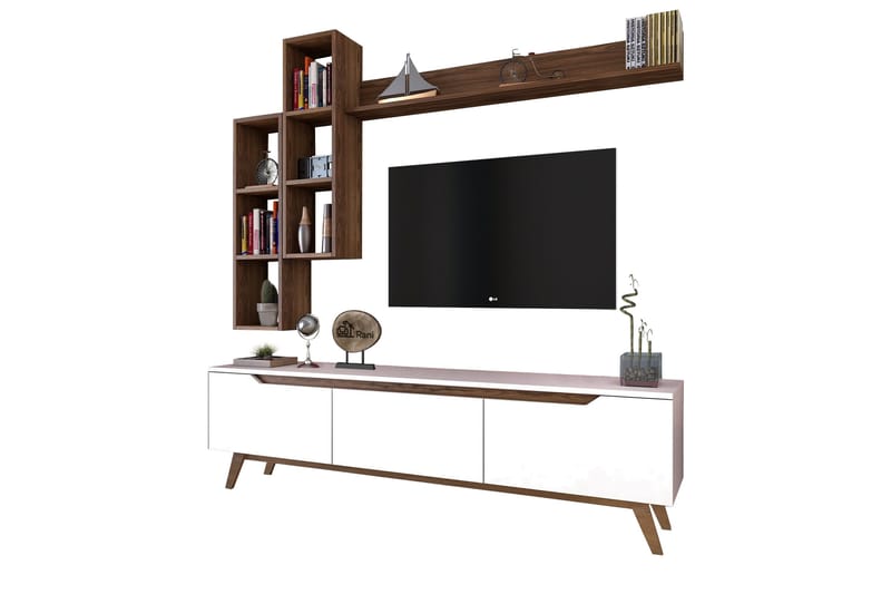 Virkesbo TV-Möbelset 180 cm - Beige - Möbler - Tv möbel & mediamöbel - TV-möbelset