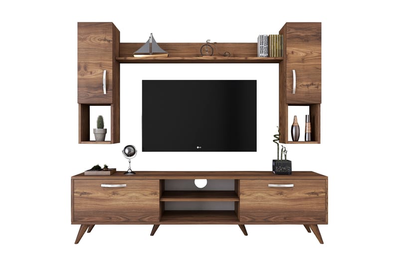 Virkesbo TV-Möbelset 180 cm - Brun - Möbler - Tv möbel & mediamöbel - TV-möbelset