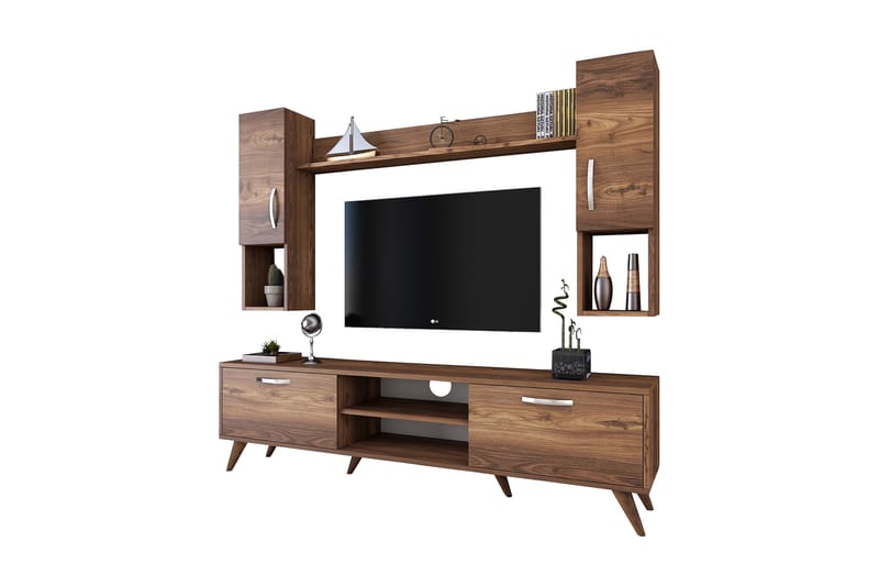Virkesbo TV-Möbelset 180 cm - Brun - Möbler - Tv möbel & mediamöbel - TV-möbelset