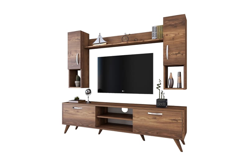 Virkesbo TV-Möbelset 180 cm - Brun - TV-möbelset