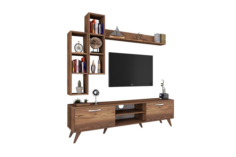 Virkesbo TV-Möbelset 180 cm - Brun - Möbler - Tv möbel & mediamöbel - TV-möbelset