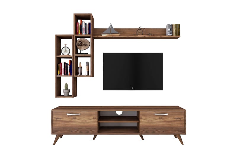 Virkesbo TV-Möbelset 180 cm - Brun - Möbler - Tv möbel & mediamöbel - TV-möbelset