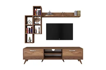 Virkesbo TV-Möbelset 180 cm - Brun - Möbler - Tv möbel & mediamöbel - TV-möbelset