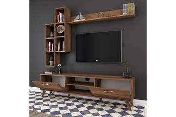 Virkesbo TV-Möbelset 180 cm - Brun - Möbler - Tv möbel & mediamöbel - TV-möbelset