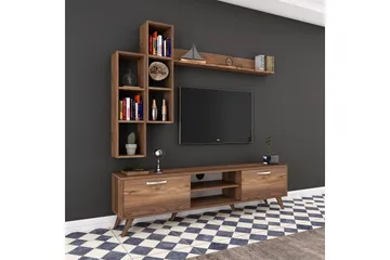 Virkesbo TV-Möbelset 180 cm - Brun - Möbler - Tv möbel & mediamöbel - TV-möbelset