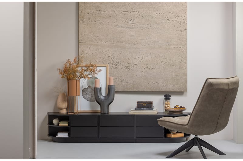 Arteksio Tv-Skåp 75 cm - Svart - Möbler - Tv möbel & mediamöbel - TV skåp