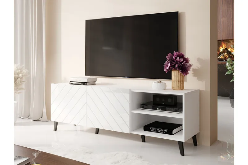 Beto Tv-skåp 150 cm - Vit - Möbler - Tv möbel & mediamöbel - TV skåp