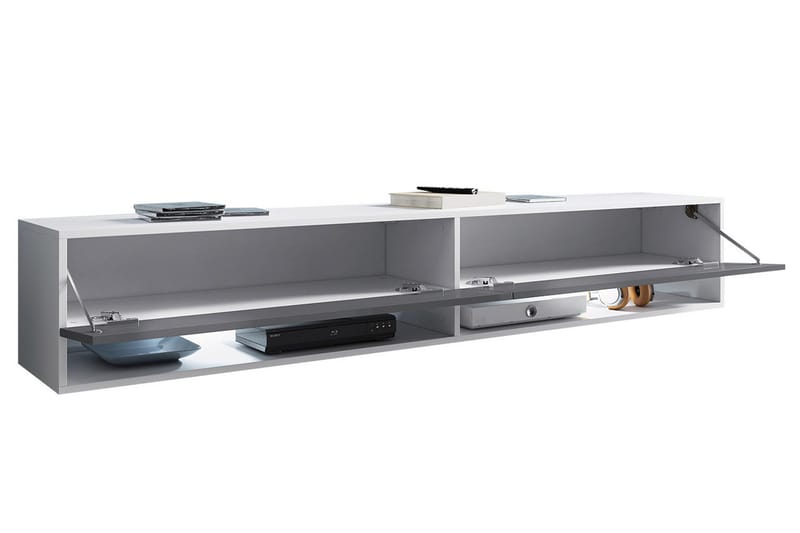 Brya Tv-skåp 180 cm - Vit/Natur - Möbler - Tv möbel & mediamöbel - TV skåp