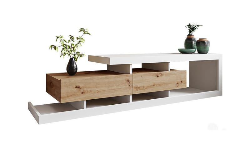 Carbost Tv-skåp 198 cm - Vit - Möbler - Tv möbel & mediamöbel - TV skåp