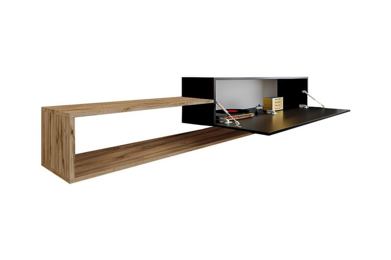 Carbost Tv-skåp 210 cm - Svart - Möbler - Tv möbel & mediamöbel - TV skåp
