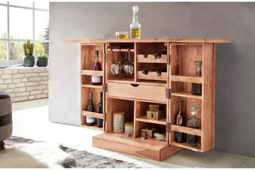 Cluett Barskåp - Trä/natur - Hushåll - Bar & vin - Barmöbler