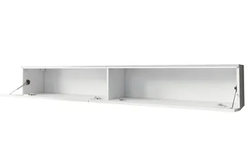 Cuguen Tv-skåp 180 cm - Vit/Grå - Möbler - Tv möbel & mediamöbel - TV bänk & mediabänk