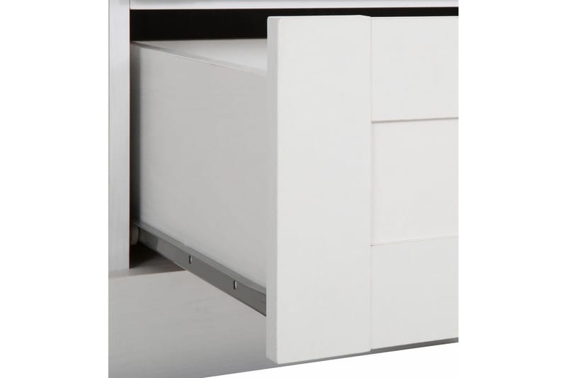 Dareia Garderob 85 cm - Vit/Brun - Förvaring - Klädförvaring - Garderob & garderobssystem - Klädskåp & fristående garderob