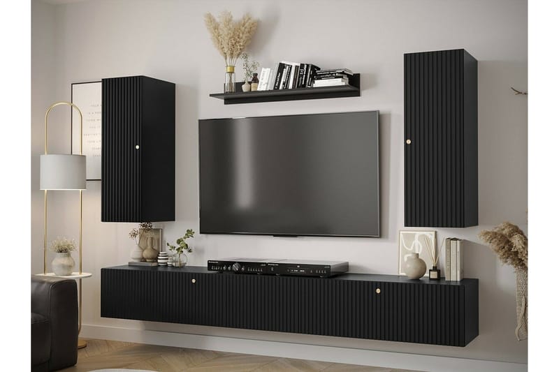 Dunvegan Tv-skåp 100 cm Black - Möbler - Tv möbel & mediamöbel - TV skåp