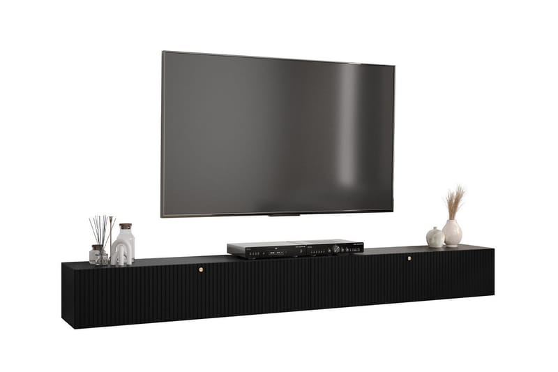 Dunvegan Tv-skåp 300 cm - Svart - Möbler - Tv möbel & mediamöbel - TV skåp