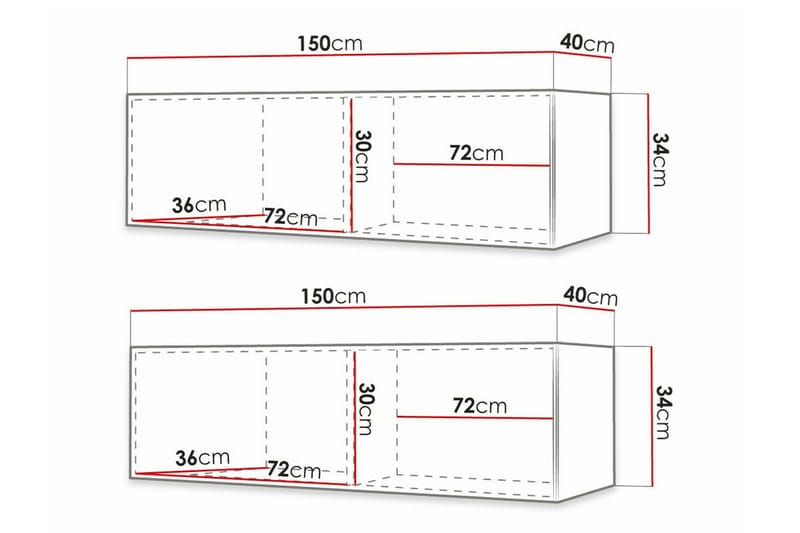 Dunvegan Tv-skåp 300 cm - Vit - Möbler - Tv möbel & mediamöbel - TV skåp