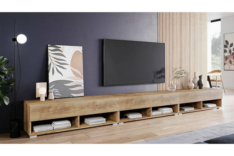 Galbally Tv-skåp 300 cm - Brun - Möbler - Tv möbel & mediamöbel - TV skåp