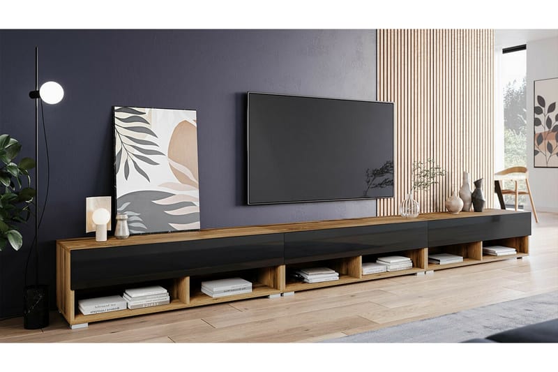 Galbally Tv-skåp 300 cm - Brun - Möbler - Tv möbel & mediamöbel - TV skåp