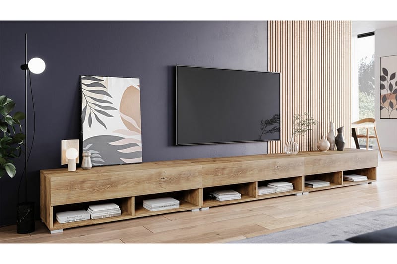 Galbally Tv-skåp 300 cm - Brun - Möbler - Tv möbel & mediamöbel - TV skåp