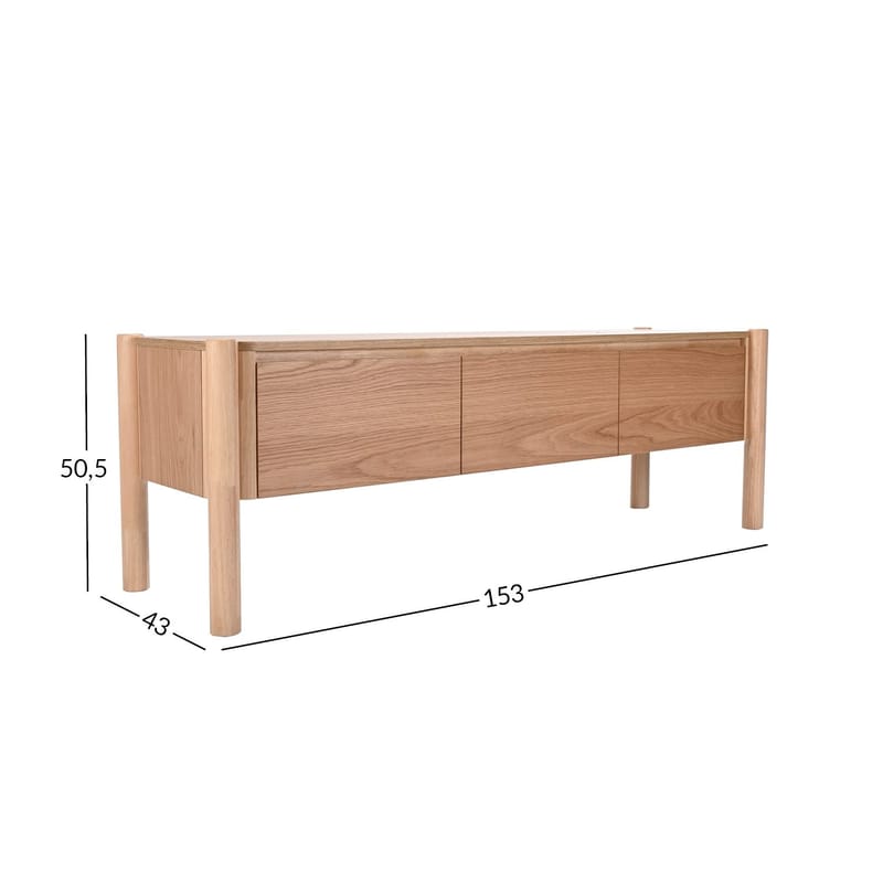 TV-skåp Gardenia Ek 153x43x50,5 cm - ek - Möbler - Tv möbel & mediamöbel - TV skåp