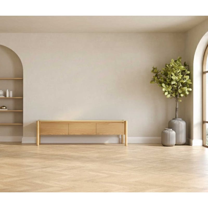 TV-skåp Gardenia Ek 183x43x50,5 cm - ek - Möbler - Tv möbel & mediamöbel - TV skåp