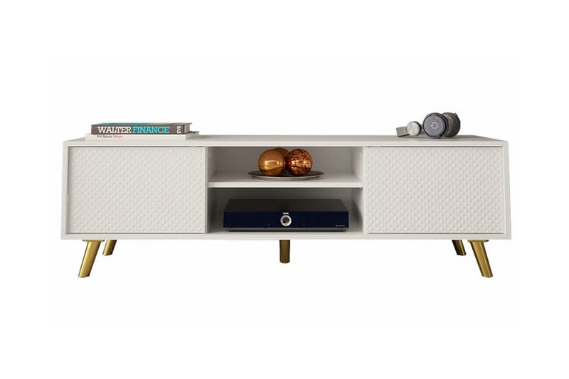 Glenndale Tv-skåp 140 cm - Vit - Möbler - Tv möbel & mediamöbel - TV skåp