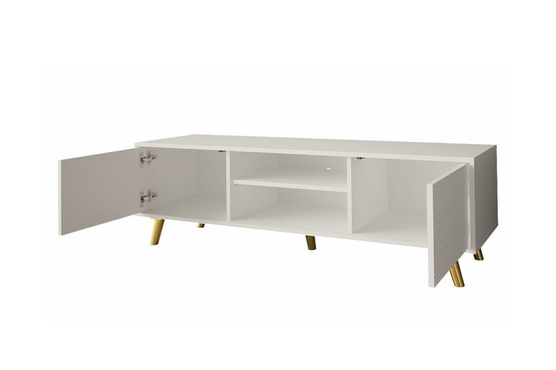 Glenndale Tv-skåp 140 cm - Vit - Möbler - Tv möbel & mediamöbel - TV skåp