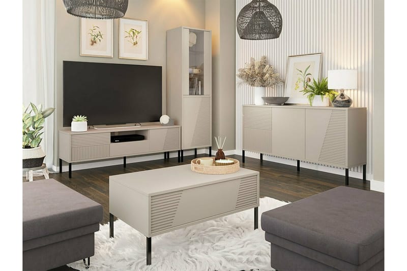 Glenndale Tv-skåp 155 cm - Cashmere - Möbler - Tv möbel & mediamöbel - TV skåp