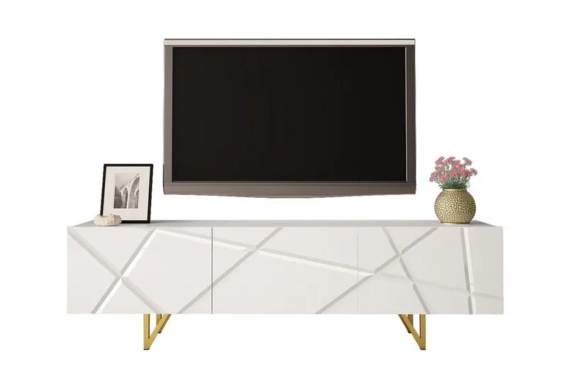 Glenndale Tv-skåp 180 cm Concept 55 White - Möbler - Tv möbel & mediamöbel - TV skåp