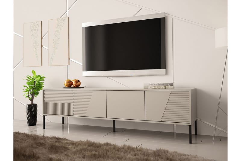 Glenndale Tv-skåp 190 cm - Cashmere - Möbler - Tv möbel & mediamöbel - TV skåp