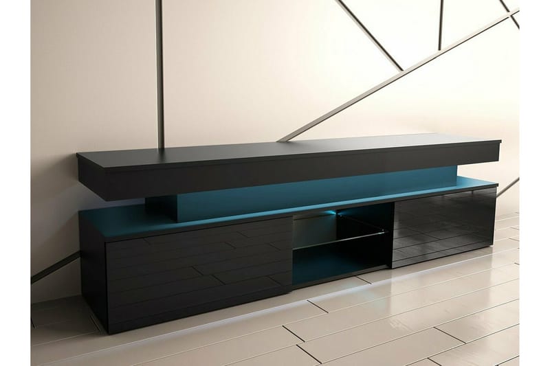 Glenndale Tv-skåp 190 cm - Svart - Möbler - Tv möbel & mediamöbel - TV skåp