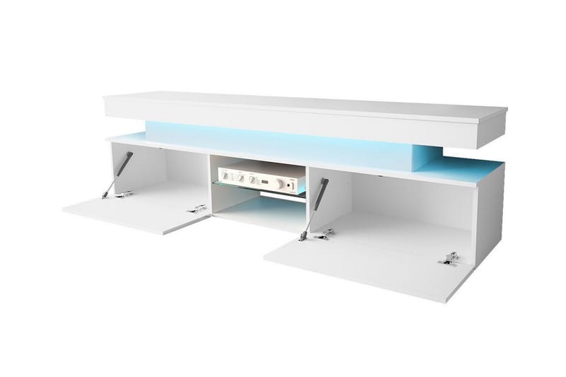 Glenndale Tv-skåp 190 cm - Vit - Möbler - Tv möbel & mediamöbel - TV skåp