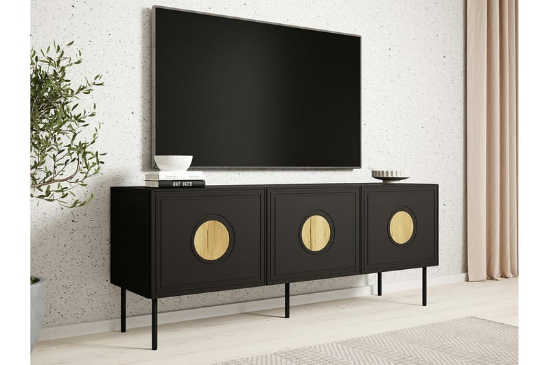 Juniskär Tv-skåp 151 cm - Svart - Möbler - Tv möbel & mediamöbel - TV skåp