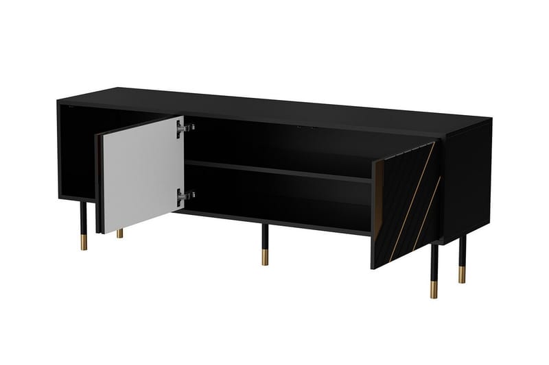 Juniskär Tv-skåp 154 cm - Svart - Möbler - Tv möbel & mediamöbel - TV skåp