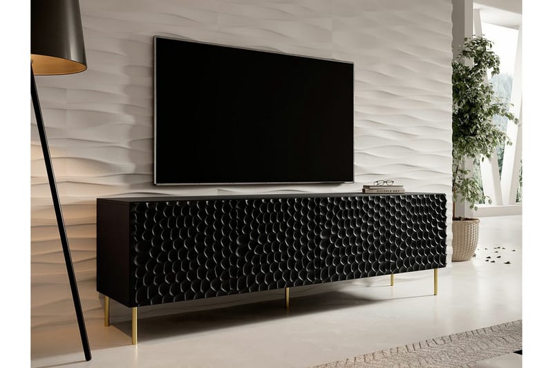 Juniskär Tv-skåp 190 cm - Svart - Möbler - Tv möbel & mediamöbel - TV skåp