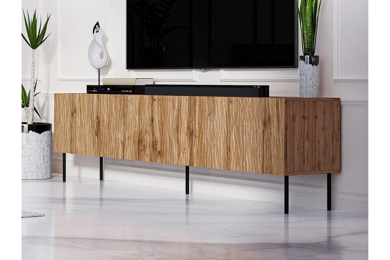 Juniskär Tv-skåp 190 cm - Svart - Möbler - Tv möbel & mediamöbel - TV skåp