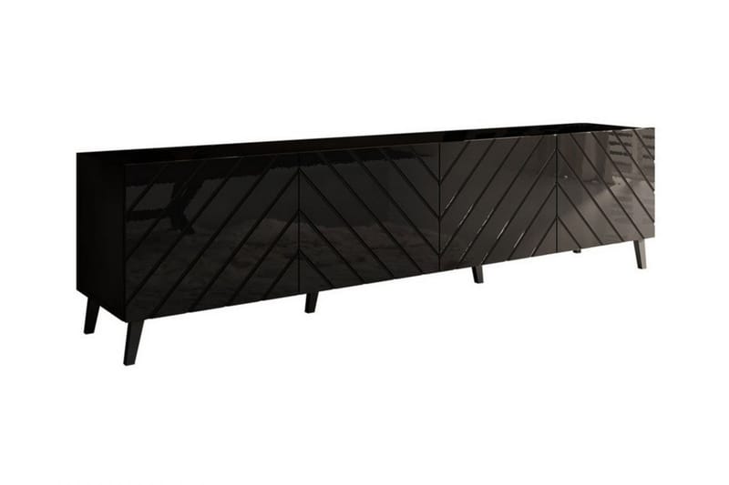 Juniskär Tv-skåp 200 cm - Svart - Möbler - Tv möbel & mediamöbel - TV skåp