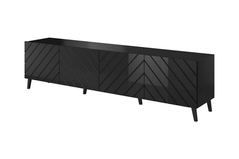 Juniskär Tv-skåp 200 cm - Svart - Möbler - Tv möbel & mediamöbel - TV skåp