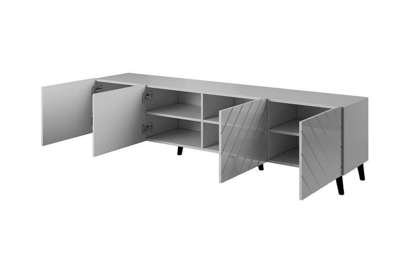 Juniskär Tv-skåp 200 cm - Svart - Möbler - Tv möbel & mediamöbel - TV skåp