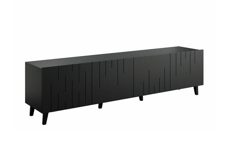 Juniskär Tv-skåp 200 cm - Svart - Möbler - Tv möbel & mediamöbel - TV skåp
