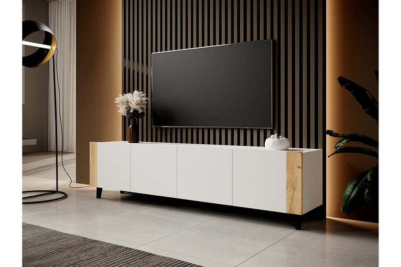 Juniskär Tv-skåp 201 cm - Vit - Möbler - Tv möbel & mediamöbel - TV skåp